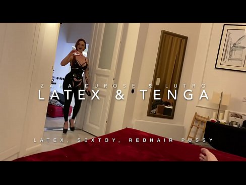 ❤️ Fa'afafine fa'amumu ulu i le teuga latex fa'afeusua'i e so'o ❤️❌ Pono faigata ﹏